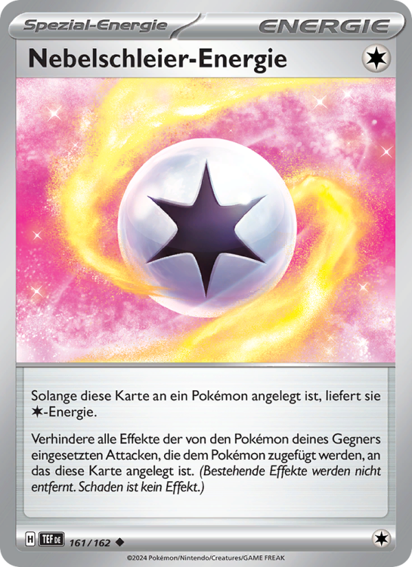 Nebelschleier-Energie 161 — Temporal Forces (German Pokémon TCG card)