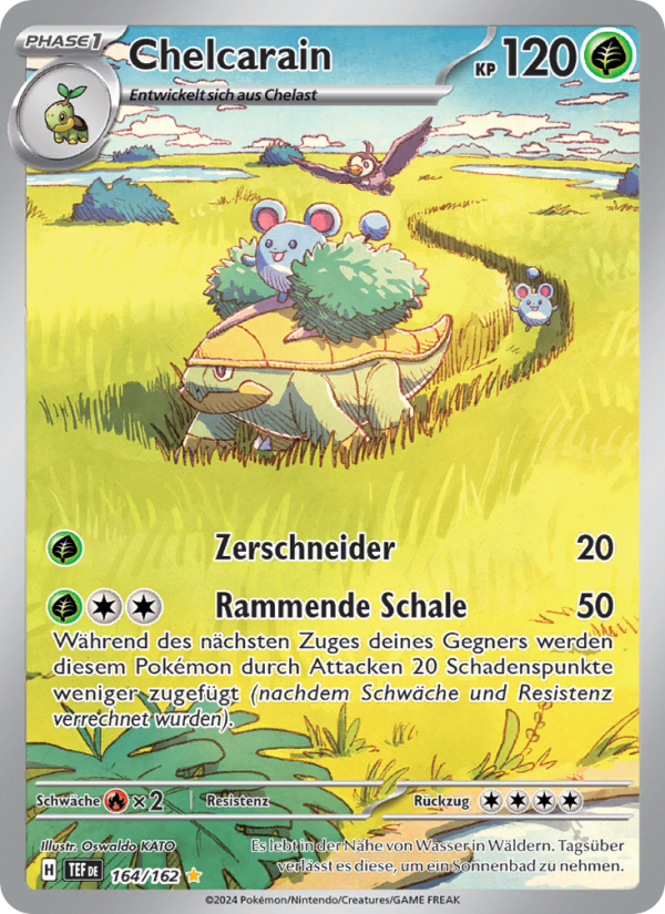 Chelcarain 164 — Temporal Forces (German Pokémon TCG card)