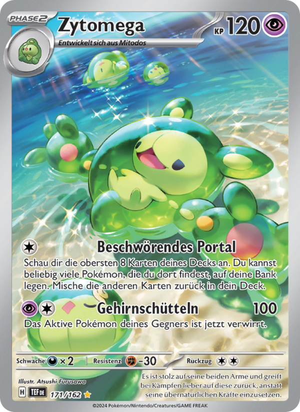 Zytomega 171 — Temporal Forces (German Pokémon TCG card)