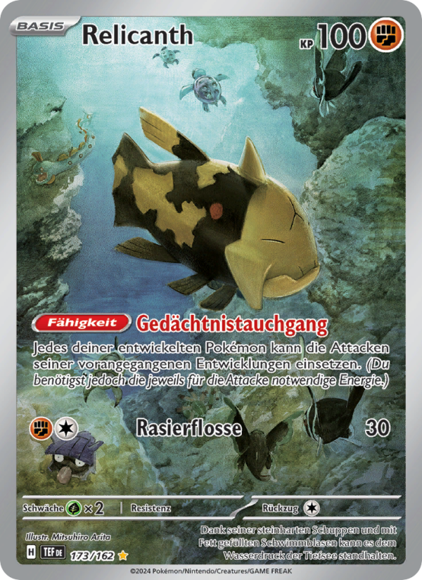 Relicanth 173 — Temporal Forces (German Pokémon TCG card)