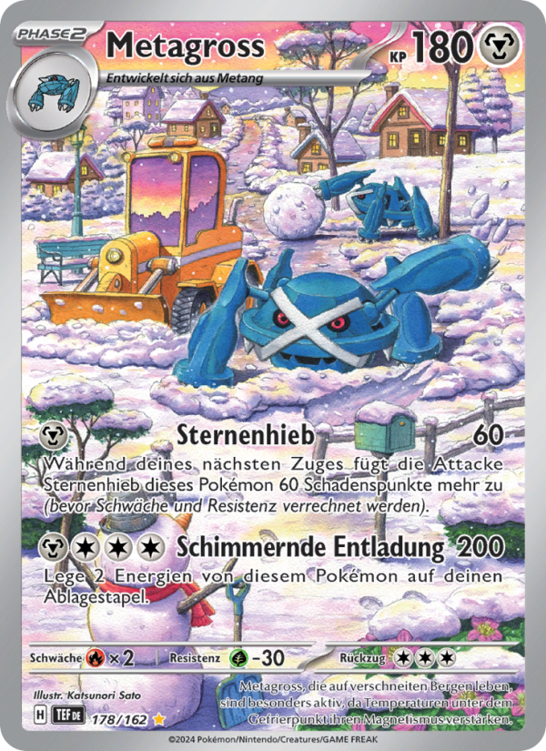 Metagross 178 — Temporal Forces (German Pokémon TCG card)