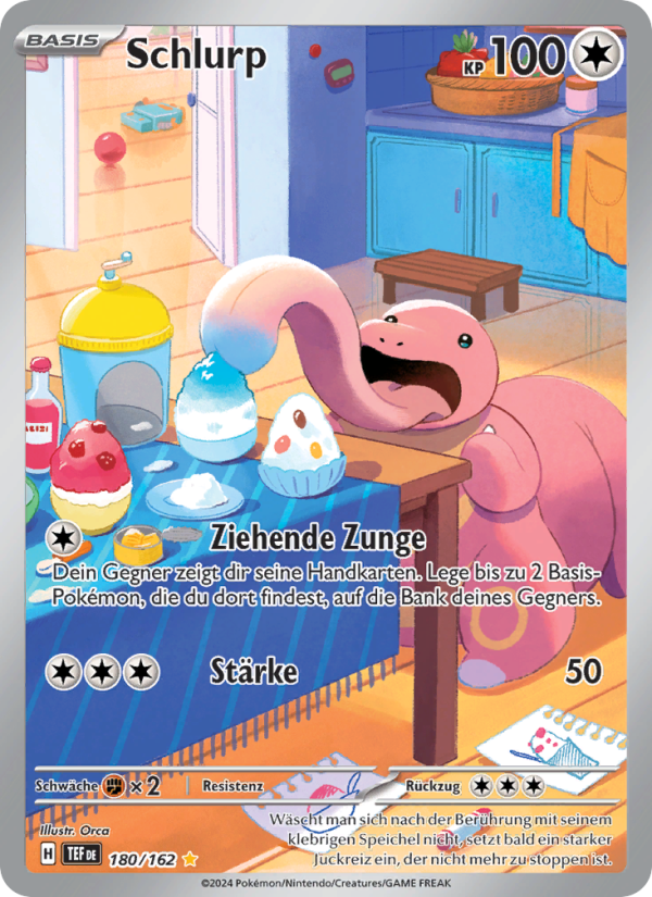 Schlurp 180 — Temporal Forces (German Pokémon TCG card)