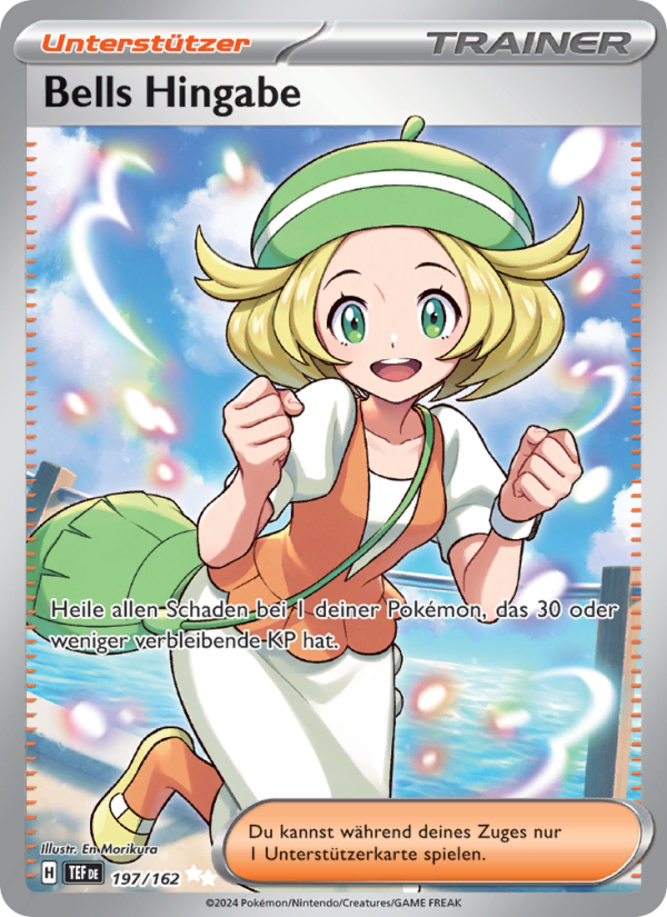 Bells Hingabe 197 — Temporal Forces (German Pokémon TCG card)