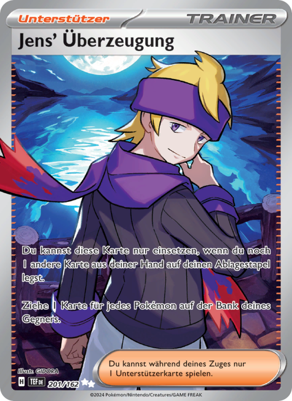 Jens' Überzeugung 201 — Temporal Forces (German Pokémon TCG card)