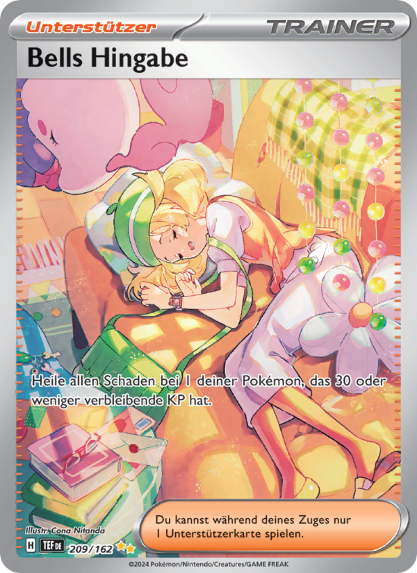 Bells Hingabe 209 — Temporal Forces (German Pokémon TCG card)