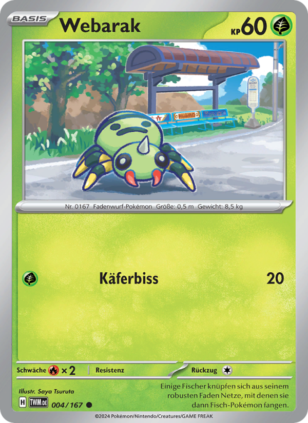 Webarak 004 — Twilight Masquerade (German Pokémon TCG card)