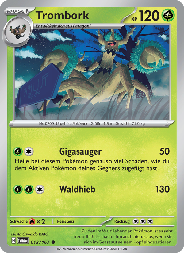 Trombork 013 — Twilight Masquerade (German Pokémon TCG card)
