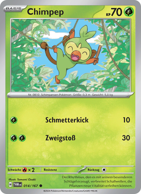 Chimpep 014 — Twilight Masquerade (German Pokémon TCG card)