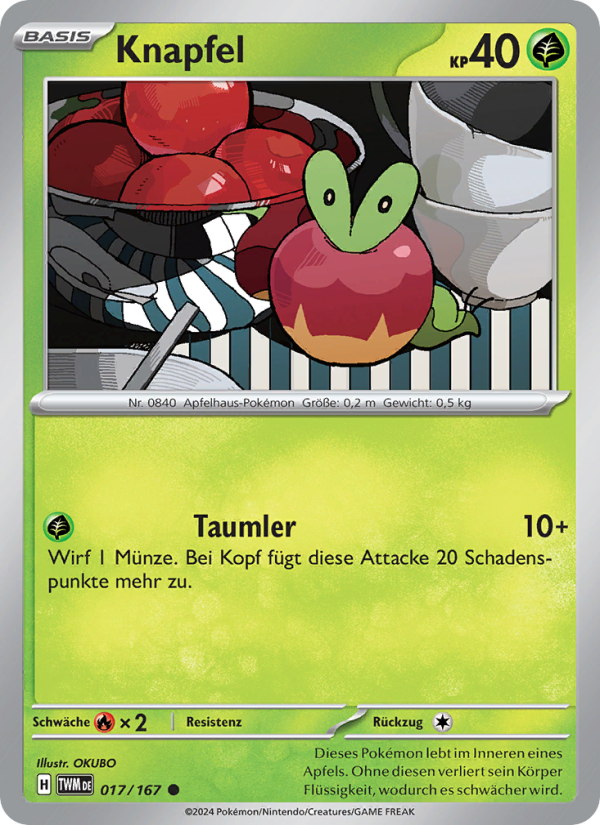 Knapfel 017 — Twilight Masquerade (German Pokémon TCG card)