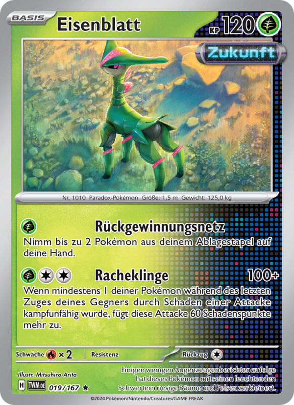 Eisenblatt 019 — Twilight Masquerade (German Pokémon TCG card)