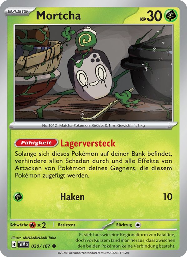 Mortcha 020 — Twilight Masquerade (German Pokémon TCG card)
