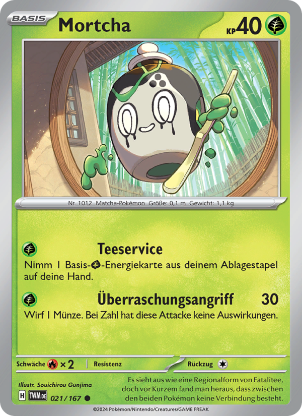 Mortcha 021 — Twilight Masquerade (German Pokémon TCG card)