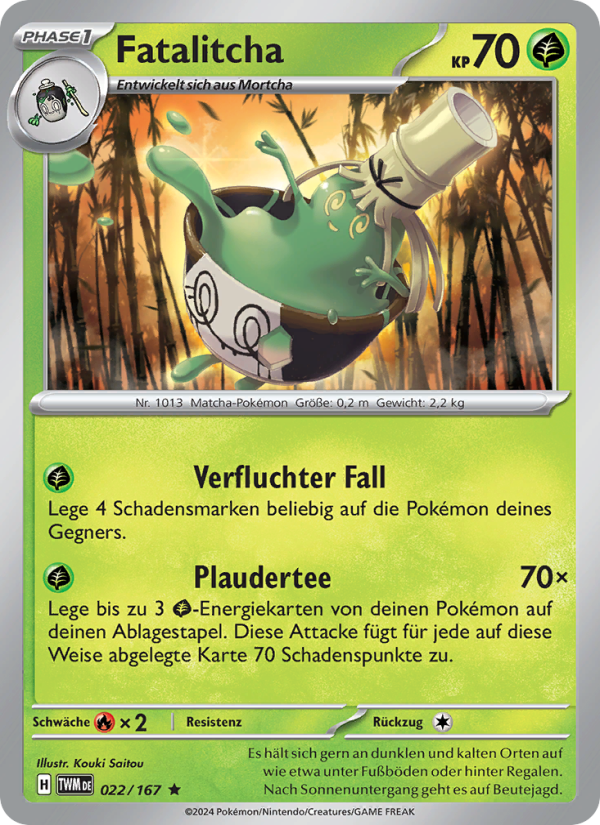 Fatalitcha 022 — Twilight Masquerade (German Pokémon TCG card)