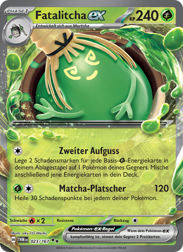 Fatalitcha-ex 023 — Twilight Masquerade (German Pokémon TCG card)