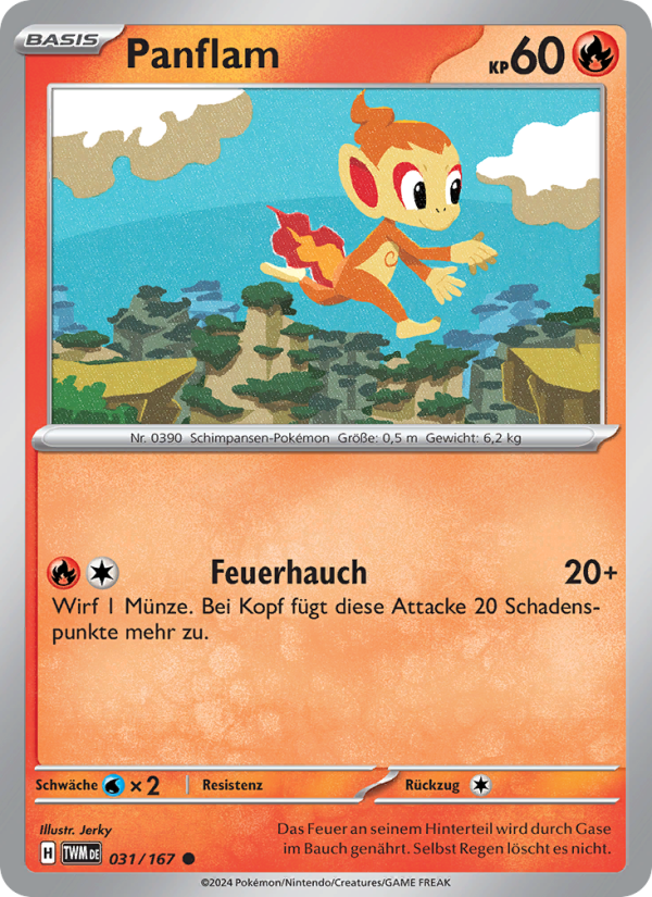 Panflam 031 — Twilight Masquerade (German Pokémon TCG card)