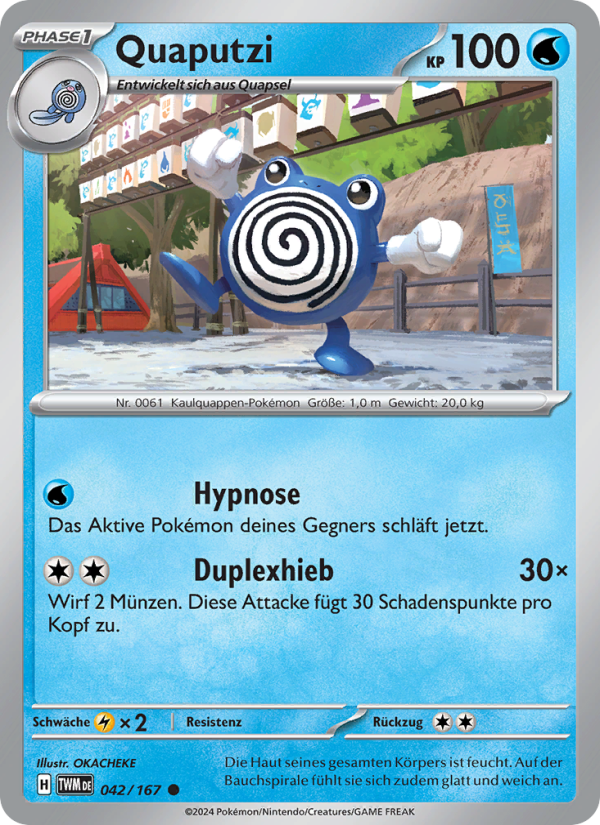 Quaputzi 042 — Twilight Masquerade (German Pokémon TCG card)