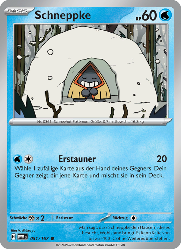 Schneppke 051 — Twilight Masquerade (German Pokémon TCG card)