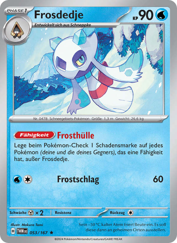 Frosdedje 053 — Twilight Masquerade (German Pokémon TCG card)