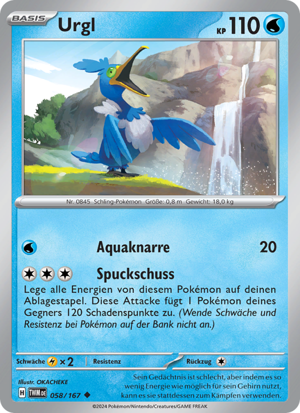 Urgl 058 — Twilight Masquerade (German Pokémon TCG card)