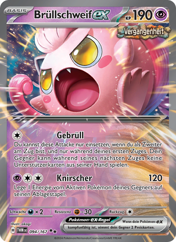 Brüllschweif-ex 094 — Twilight Masquerade (German Pokémon TCG card)
