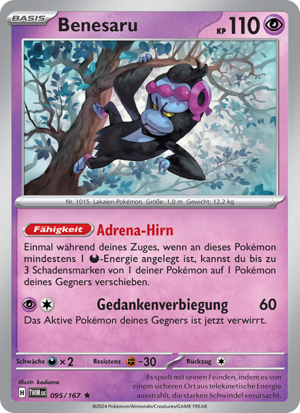 Benesaru 095 — Twilight Masquerade (German Pokémon TCG card)