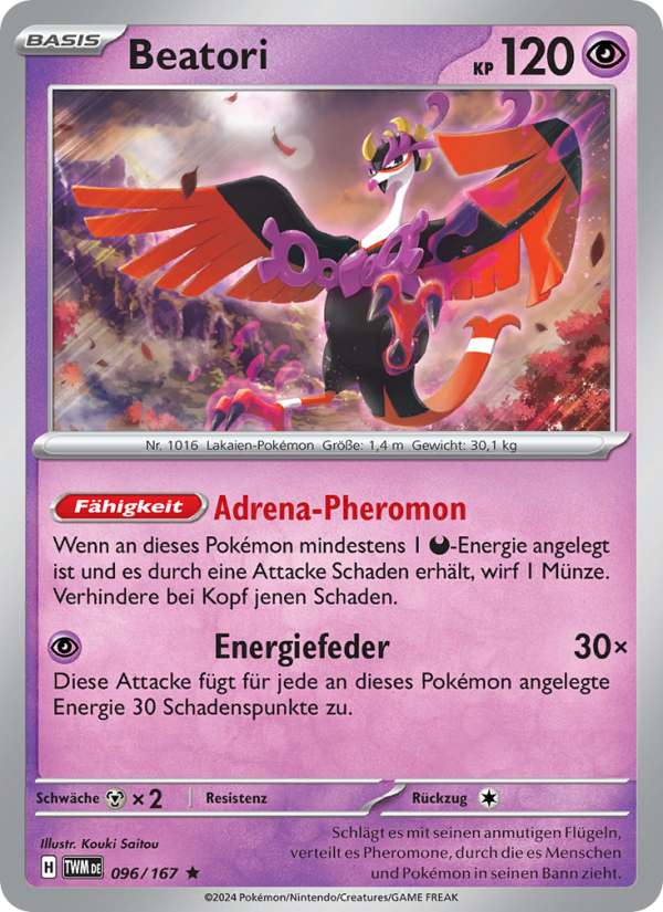 Beatori 096 — Twilight Masquerade (German Pokémon TCG card)