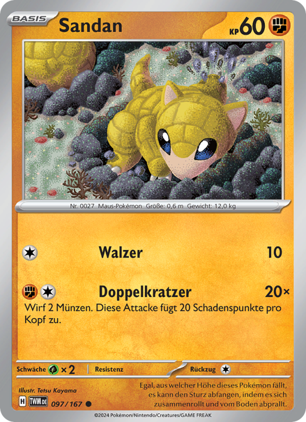 Sandan 097 — Twilight Masquerade (German Pokémon TCG card)