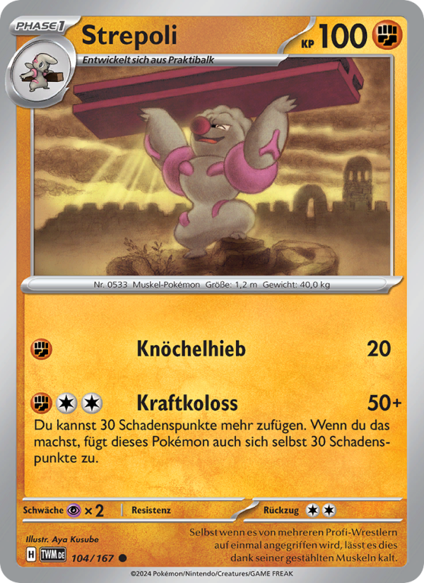 Strepoli 104 — Twilight Masquerade (German Pokémon TCG card)