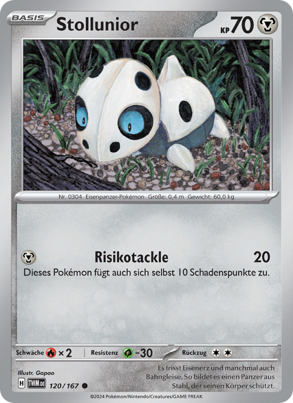 Stollunior 120 — Twilight Masquerade (German Pokémon TCG card)