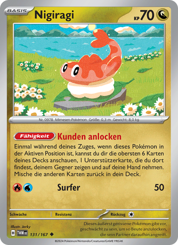 Nigiragi 131 — Twilight Masquerade (German Pokémon TCG card)