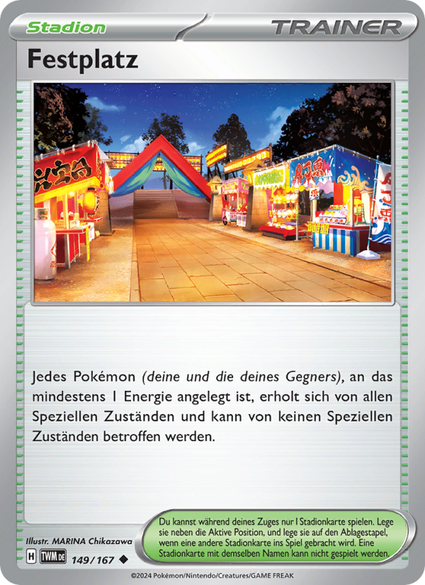 Festplatz 149 — Twilight Masquerade (German Pokémon TCG card)