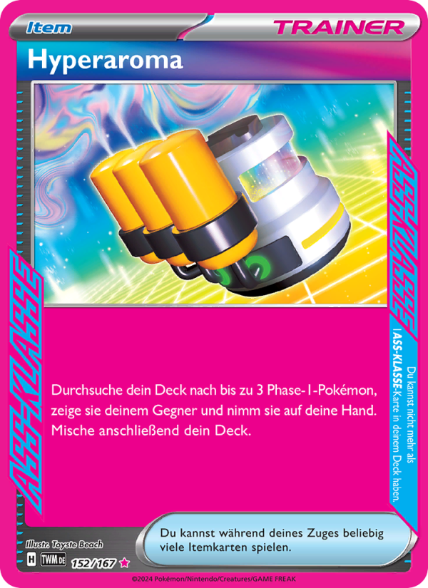 Hyperaroma 152 — Twilight Masquerade (German Pokémon TCG card)