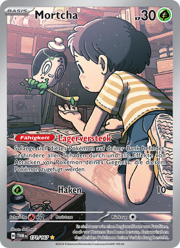 Mortcha 171 — Twilight Masquerade (German Pokémon TCG card)