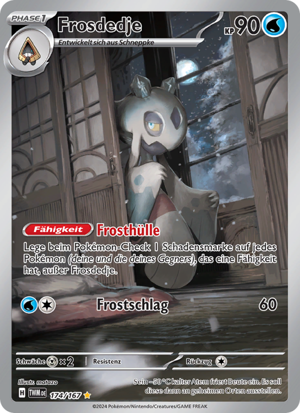 Frosdedje 174 — Twilight Masquerade (German Pokémon TCG card)