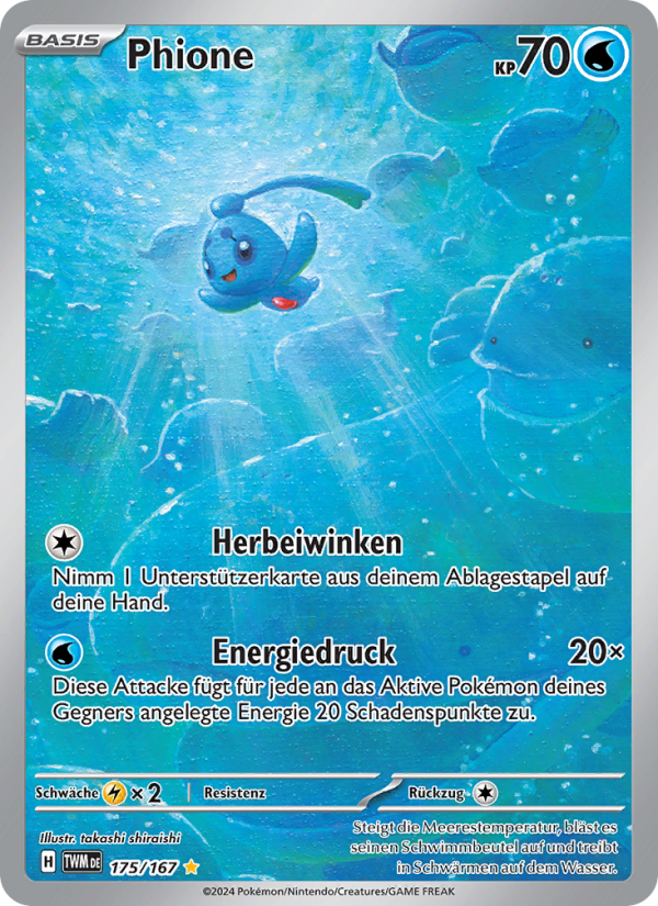 Phione 175 — Twilight Masquerade (German Pokémon TCG card)