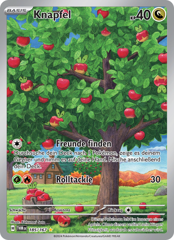 Knapfel 185 — Twilight Masquerade (German Pokémon TCG card)