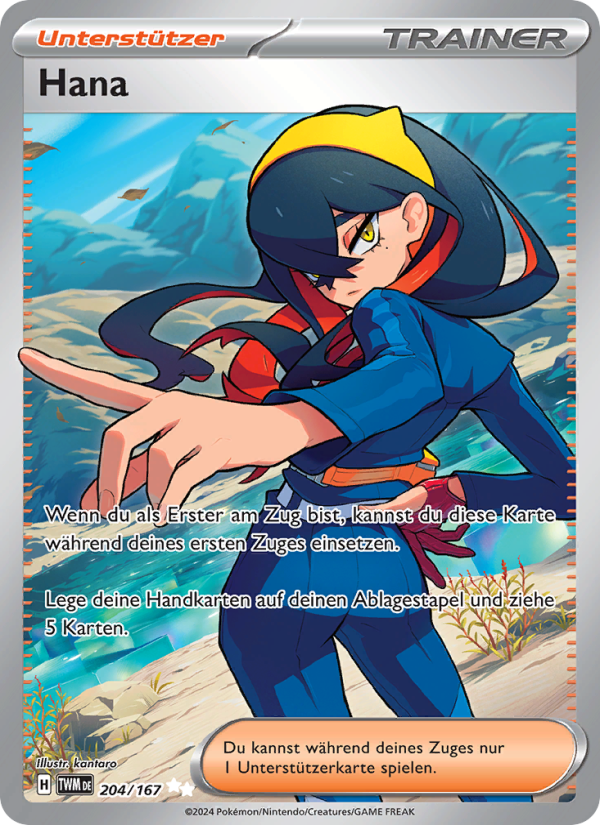 Hana 204 — Twilight Masquerade (German Pokémon TCG card)