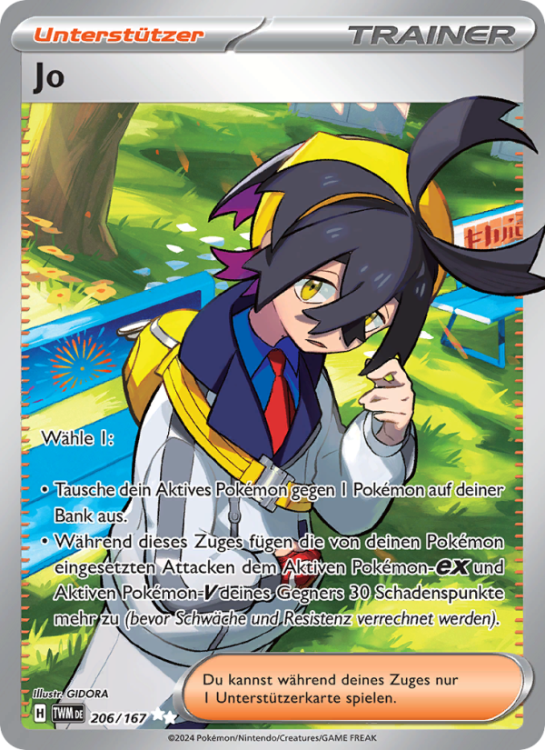 Jo 206 — Twilight Masquerade (German Pokémon TCG card)