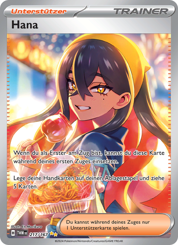 Hana 217 — Twilight Masquerade (German Pokémon TCG card)