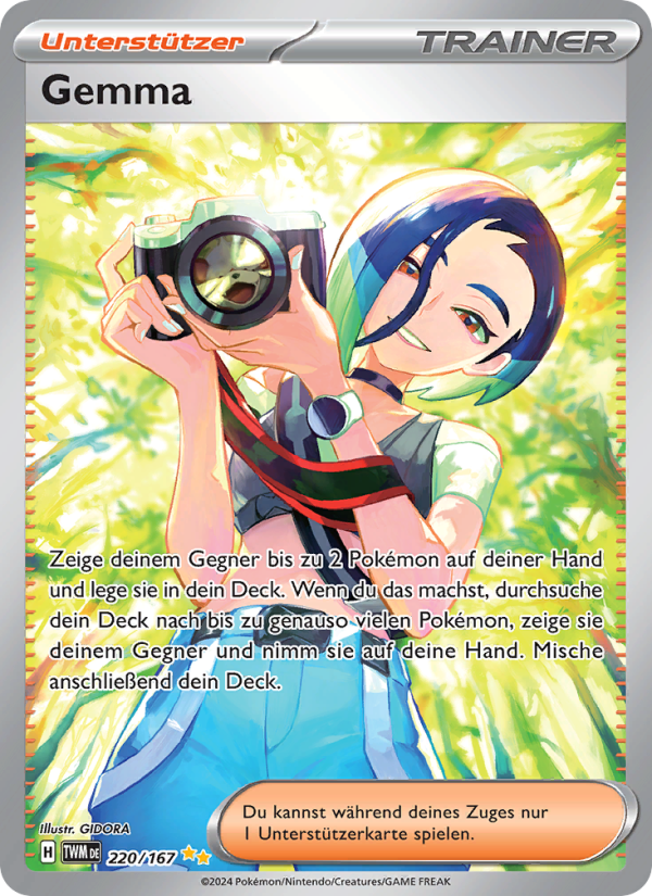 Gemma 220 — Twilight Masquerade (German Pokémon TCG card)