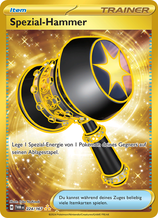 Spezial-Hammer 224 — Twilight Masquerade (German Pokémon TCG card)