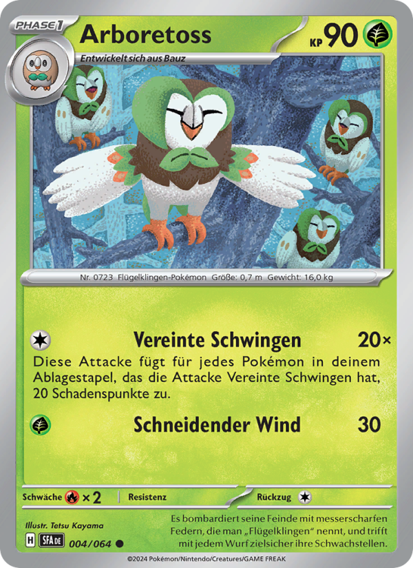 Arboretoss 004 — Nebel der Sagen (German Pokémon TCG card)