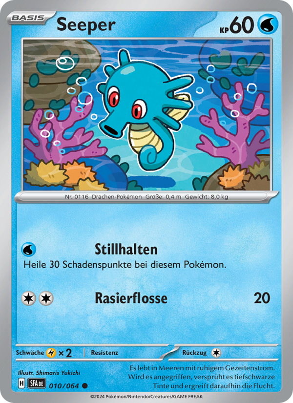 Seeper 010 — Nebel der Sagen (German Pokémon TCG card)
