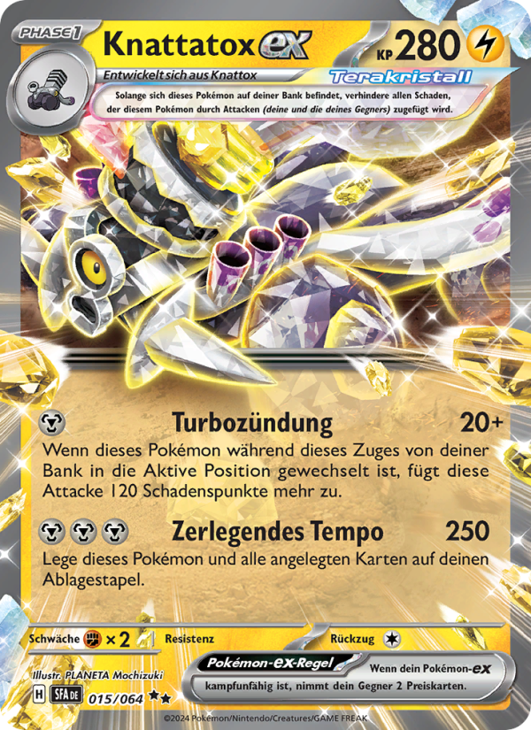 Knattatox-ex 015 — Nebel der Sagen (German Pokémon TCG card)