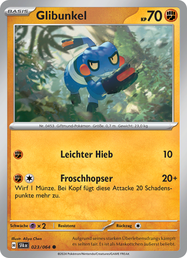 Glibunkel 023 — Nebel der Sagen (German Pokémon TCG card)