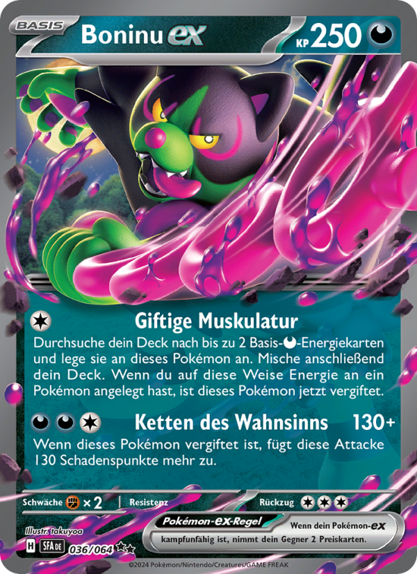 Boninu-ex 036 — Nebel der Sagen (German Pokémon TCG card)