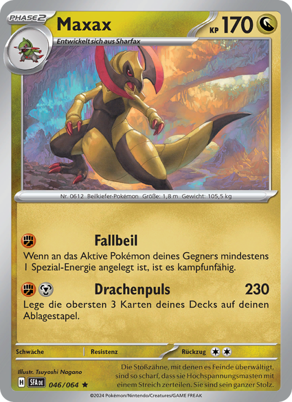 Maxax 046 — Nebel der Sagen (German Pokémon TCG card)
