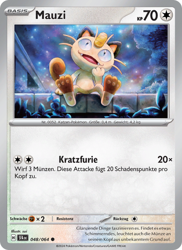 Mauzi 048 — Nebel der Sagen (German Pokémon TCG card)