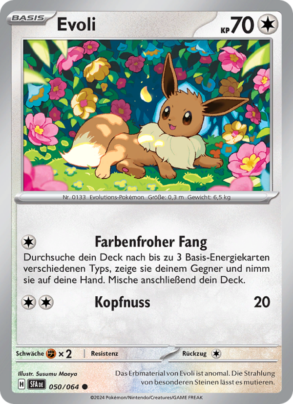 Evoli 050 — Nebel der Sagen (German Pokémon TCG card)