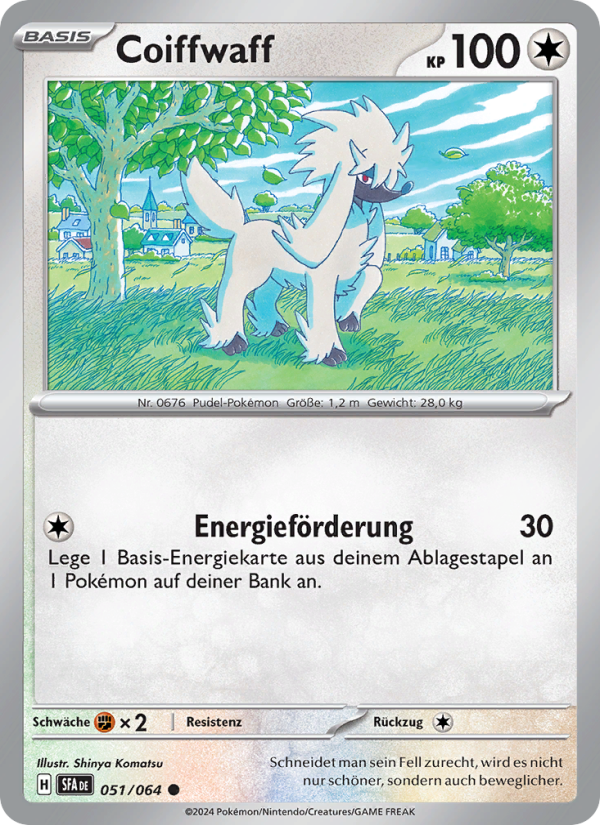 Coiffwaff 051 — Nebel der Sagen (German Pokémon TCG card)